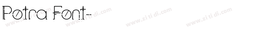 Potra Font字体转换